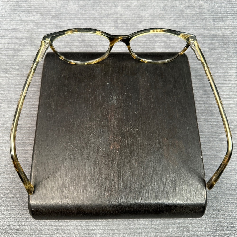 Bulova Newport Black Horn Cat Eye Eyeglasses Frames 52-17-135 NEWPORT BKHRN - Picture 7 of 15